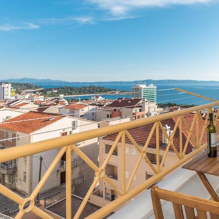 Vista Mare Apartment - 3 Bedroom, Sea View Makarska Exterior photo