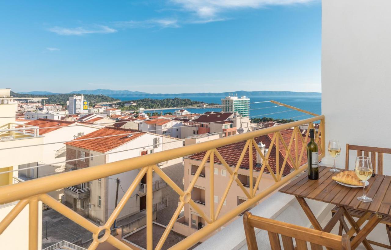 Vista Mare Apartment - 3 Bedroom, Sea View Makarska Exterior photo